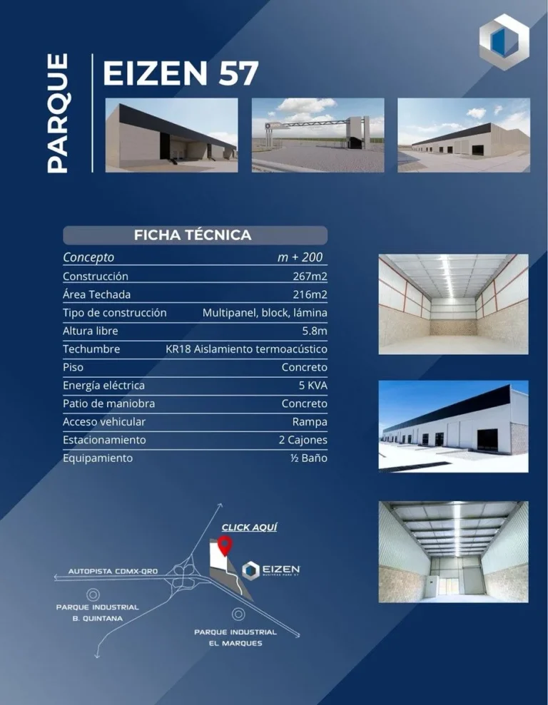 BODEGA EN VENTA EN PARQUE INDUSTRIAL